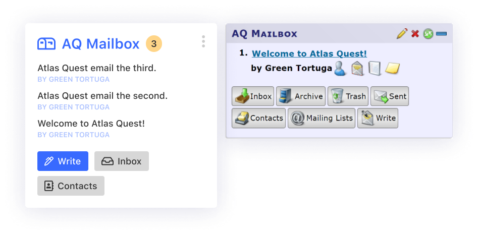 Atlas Quest Mailbox Comparison